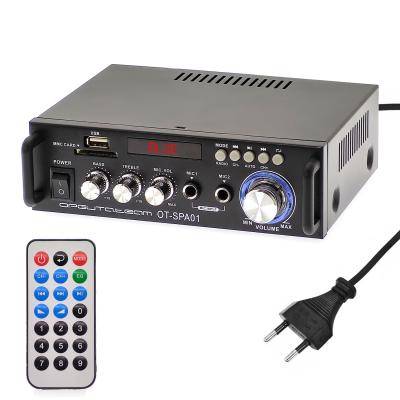Усилитель звука OT-SPA01 (2х60Вт, USB, TF, FM, bluetooth)