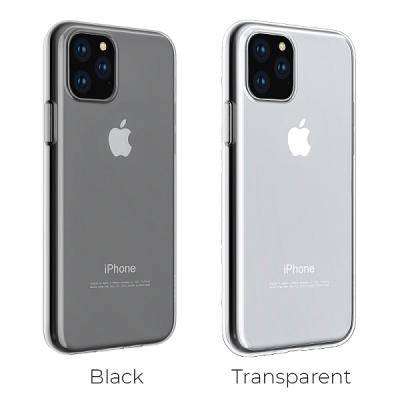 Чехол-накладка iPhone 12/12 PRO, HOCO Light series -TPU силикон ультра-тонкий, черный