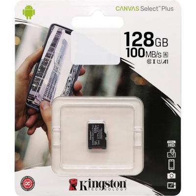 microSDXC Kingston 128GB Class 10 UHS-I Canvas Select Plus A1 100MB/s (SDCS2/128GBSP)